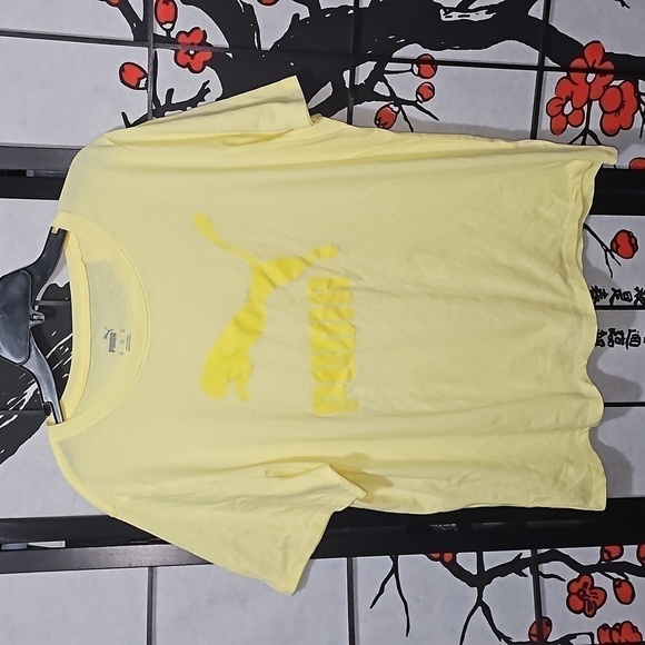 Puma Yellow Tee Shirt Size 2X NWT - Picture 1 of 6